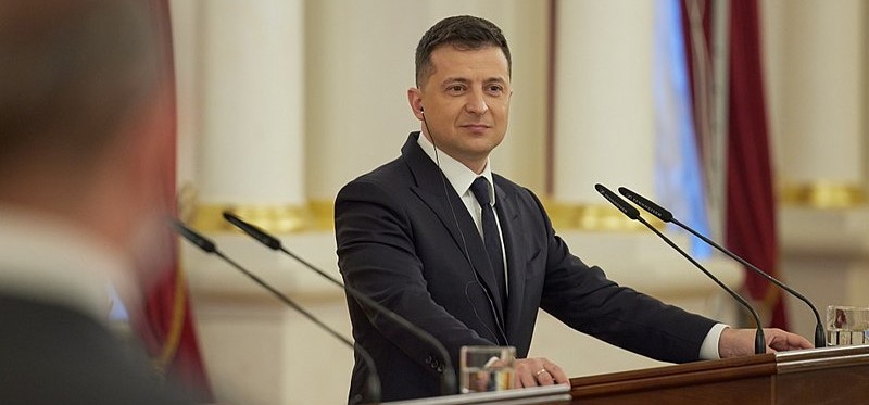 Ukrainan presidentti Zeleskyi.